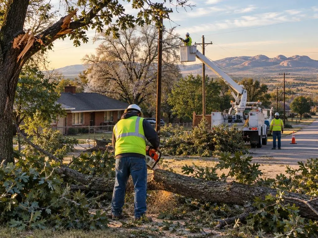 Ice & Storm Damage Cleanup in Lawton, OK