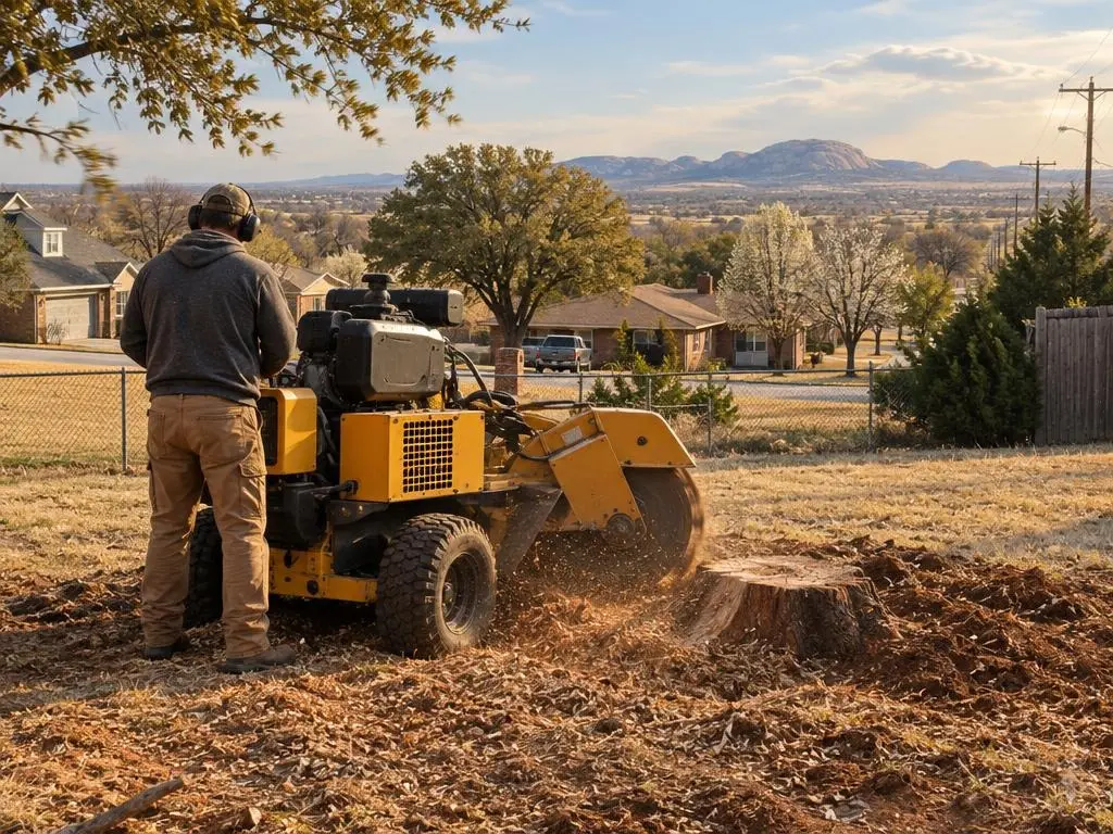Stump Grinding in Lawton, OK